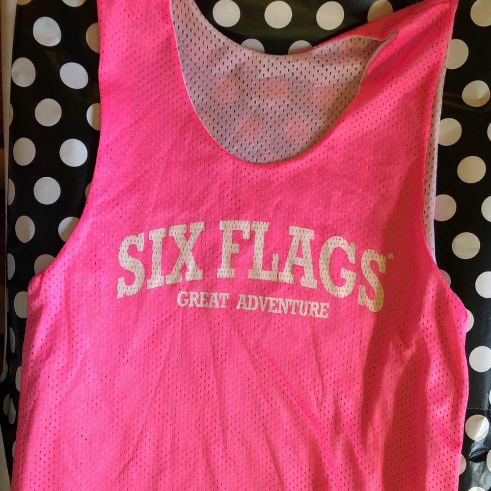 VINTAGE SIX FLAGS great adventure JERSEY 🎢🎡🎠